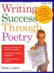 Front cover of Writing Success Through Poetry by S. L. Lipson