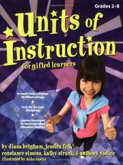 Front cover of Units of Instruction for Gifted Learners by Diana Brigham