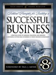 Front cover of Biblical Principles for Building a Successful Business by Rich Brott