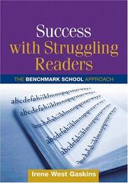 Front cover of Success with Struggling Readers by Irene West Gaskins