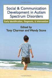 Front cover of Social and communication development in autism spectrum disorders by Unknown