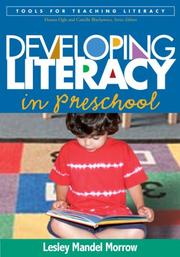 Front cover of Developing Literacy in Preschool (Tools for Teaching Literacy) by Lesley Mandel Morrow