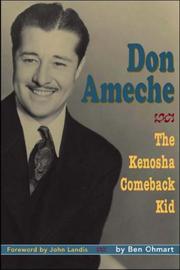 Cover of Don Ameche by Ben Ohmart