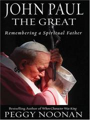 Cover of John Paul the Great by Peggy Noonan