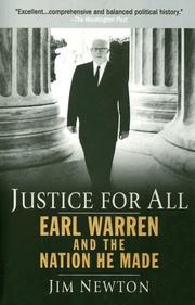 Front cover of Justice for All by Jim Newton