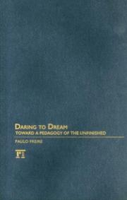 Cover of Daring to Dream by Paulo Freire