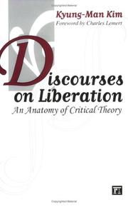 Front cover of Discourses on Liberation by Kyung-Man Kim
