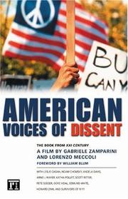 Front cover of American Voices Of Dissent by William Blum
