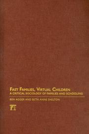 Cover of Fast families, virtual children by Ben Agger