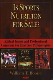Cover of Is sports nutrition for sale? by Tommy Boone