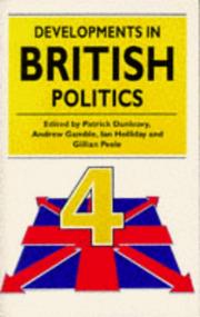 Cover of Developments in British Politics by Patrick G. Dunleavy