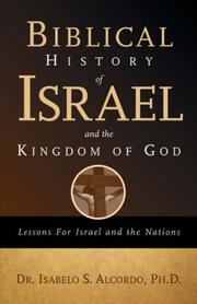 Front cover of Biblical History of Israel and the Kingdom of God by Isabelo S. Alcordo