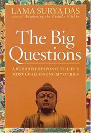 Front cover of The big questions by Surya Das Lama