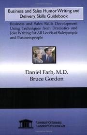 Front cover of Business and sales humor writing and delivery skills guidebook by Daniel Farb