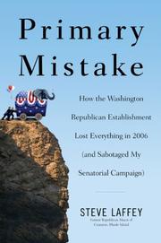 Cover of Primary mistake by Steve Laffey