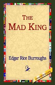 Cover of The Mad King by Edgar Rice Burroughs