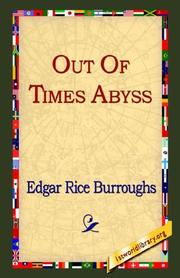 Front cover of Out of Time's Abyss by Edgar Rice Burroughs