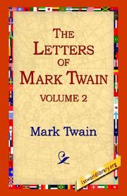 Front cover of The Letters of Mark Twain Vol.2 by Mark Twain