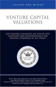 Front cover of Venture Capital Valuations by Aspatore Books