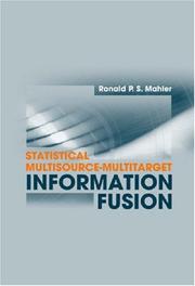 Cover of Statistical Multisource-Multitarget Information Fusion by Ronald P. S. Mahler