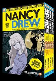 Front cover of The Fake Heir/Mr Cheeter is Missing/The Charmed Bracelet/Global Warning (Nancy Drew Graphic Novels: Girl Detective 5-8) by Stefan Petrucha