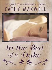 Front cover of In the Bed of a Duke by Cathy Maxwell