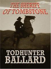 Front cover of The sheriff of Tombstone by Todhunter Ballard