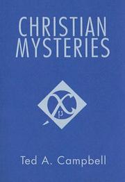 Cover of Christian Mysteries by Ted A. Campbell
