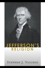 Cover of Jefferson's Religion by Stephen J. Vicchio