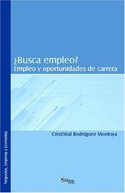 Front cover of Busca empleo. Empleo y oportunidades de carrera by Cristobal Rodriguez Montoya
