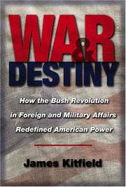 Cover of War and destiny by James Kitfield