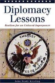 Cover of Diplomacy lessons by John Brady Kiesling