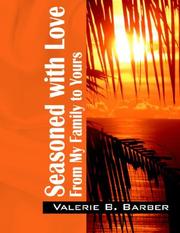 Front cover of Seasoned with Love by Valerie B. Barber