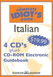 Cover of The Complete Idiot's Guide to Italian (The Complete Idiots Guide Language Audio Programs) by Unknown