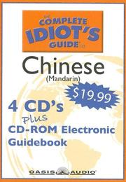 Front cover of The Complete Idiot's Guide to Chinese by Unknown