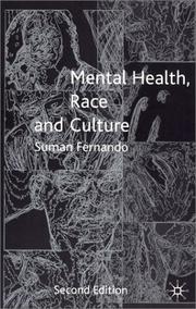 Front cover of Mental health, race, and culture by Suman Fernando