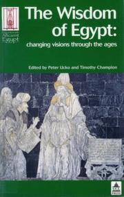 Cover of Wisdom of Egypt by Peter J. Ucko