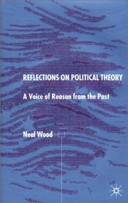 Front cover of Reflections on Political Theory by Neal Wood