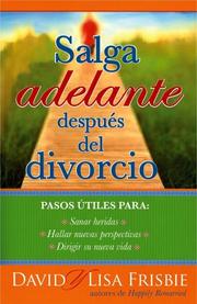 Front cover of Salga adelante después del divorcio by David Frisbie