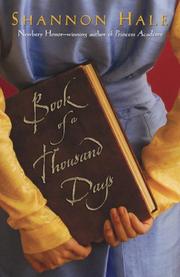 Front cover of Book of a Thousand Days by Shannon Hale