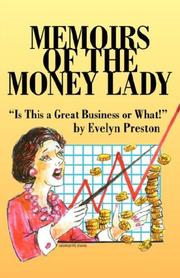 Front cover of Memoirs of the Money Lady by Evelyn Preston