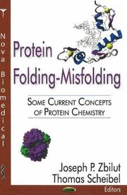 Front cover of Protein Folding-Misfolding by Joseph P. Zbilut