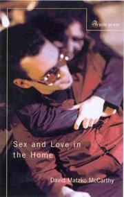 Front cover of Sex and Love in the Home by David Matzko McCarthy