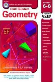Cover of Geometry Grades 6-8 (Skill Builders Series) by Douglas M. Sept