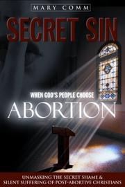 Cover of Secret Sin by Mary Comm