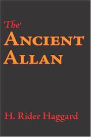 Front cover of The Ancient Allen by H. Rider Haggard