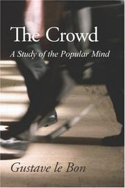 Cover of The Crowd by Gustave Le Bon