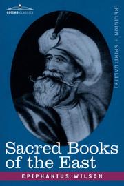 Front cover of Sacred Books of the East by Epiphanius Wilson