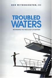 Cover of Troubled waters by Ben Witherington