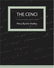 Cover of The Cenci by Percy Bysshe Shelley